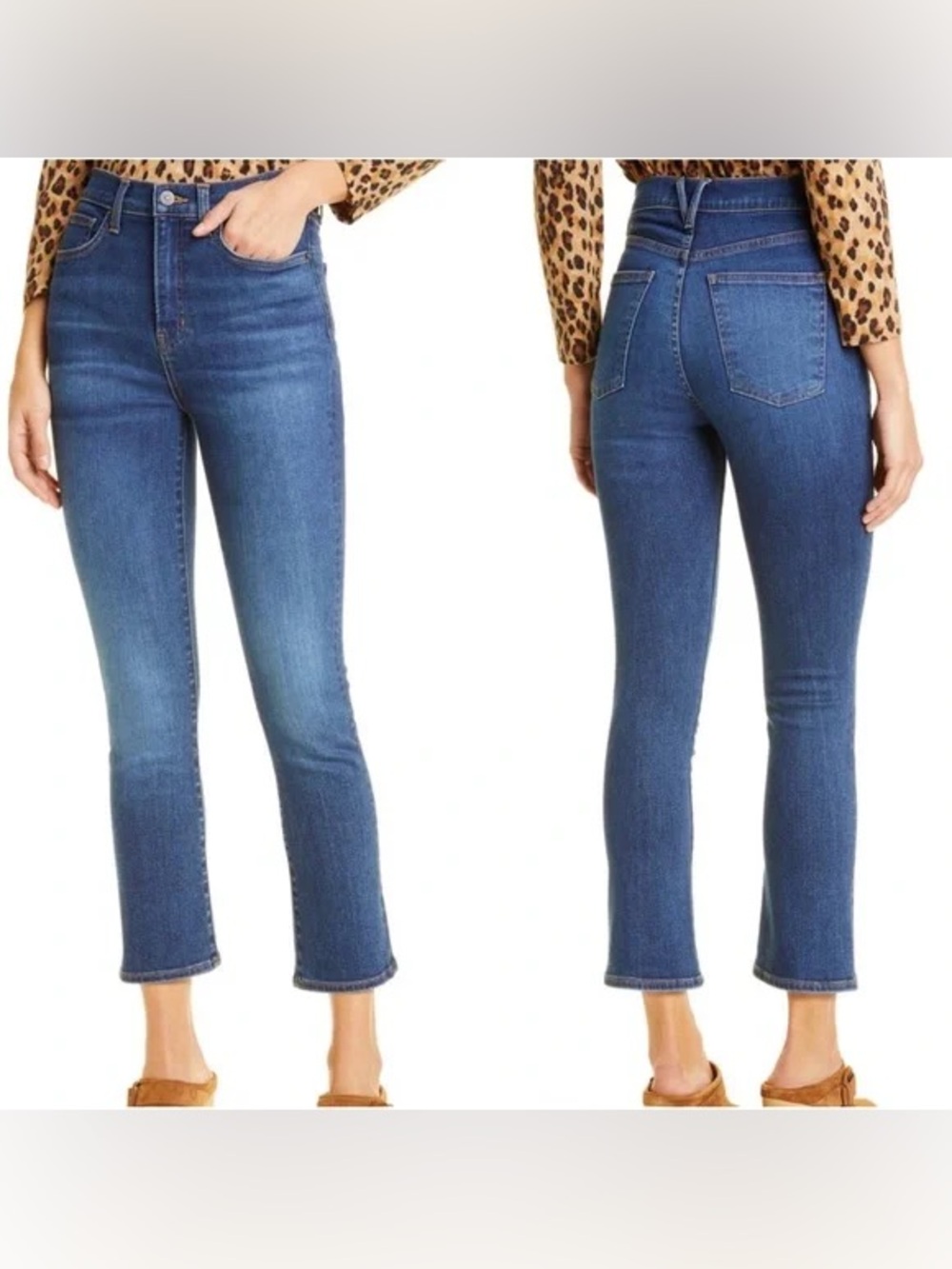 Veronica Beard Carly High-Rise Kick Flare